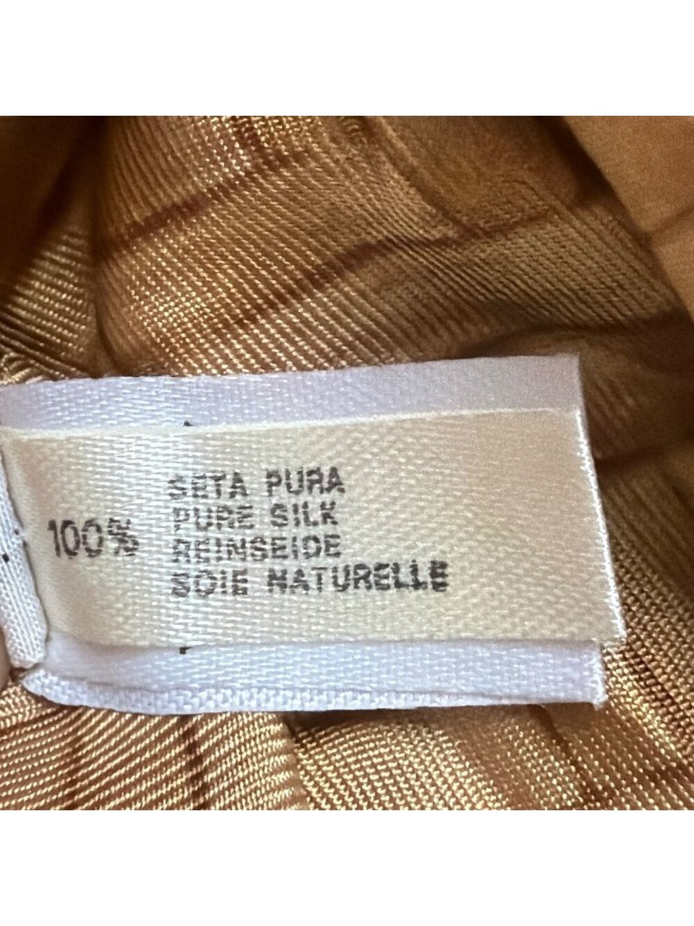 Hettabretz Womens Yellow 100% Silk Double-Breasted Trench Coat With Belt Italy - Picture 9 of 11